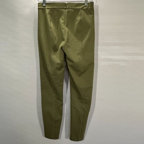 J Crew Pants Womens Small Any Day Pant In Echo Ponte Green Knit Back Zipper - Picture 4 of 9